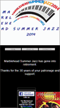 Mobile Screenshot of marbleheadjazz.org